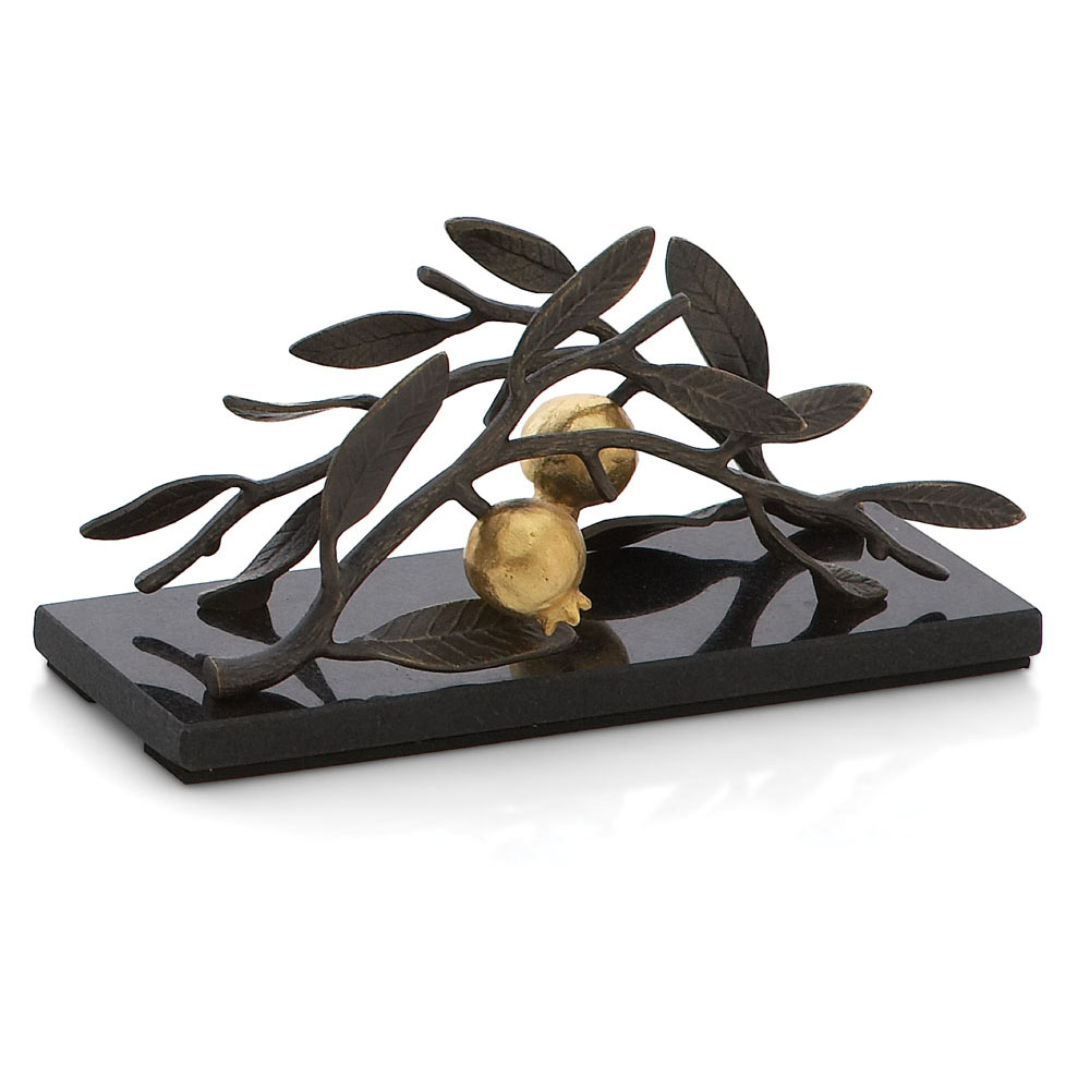 Black Orchid Coaster Set