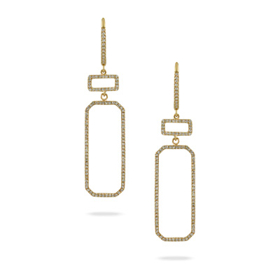 14K Gold Diamond Earrings