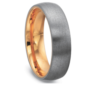 6mm Low Dome Men's Wedding Band