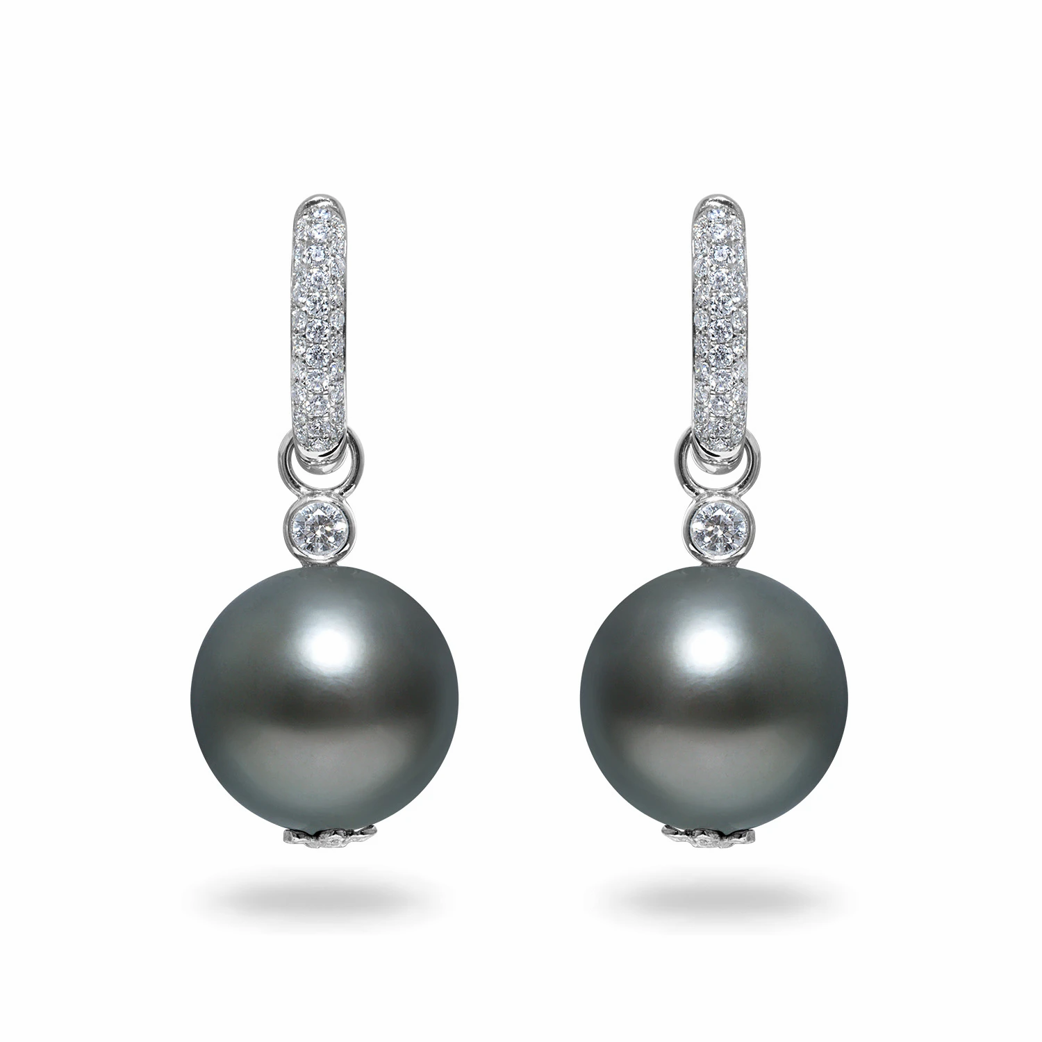 18 Kt Golden South Sea Pearl Earrings