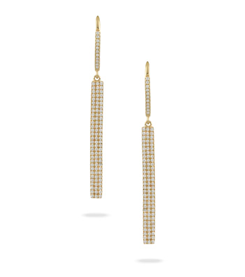 Geometric Diamond Earrings
