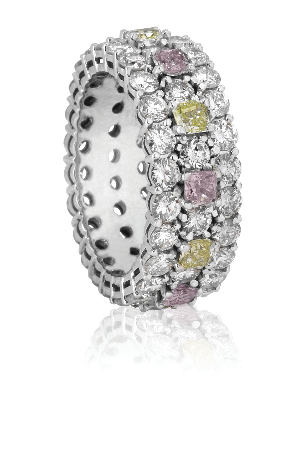 White Gold Diamond Solitaire Engagement Ring Setting
