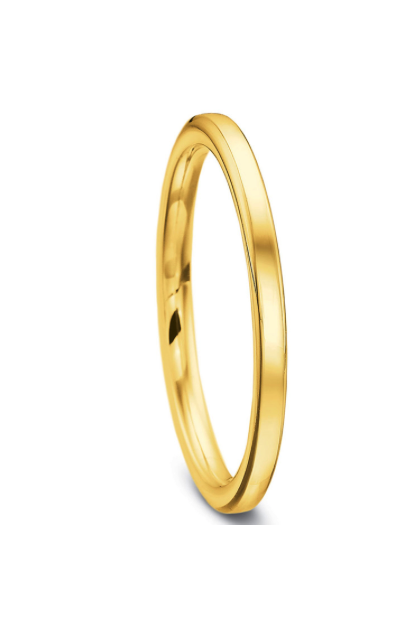 images 2mm Yellow Gold Precision Fit Men's Wedding Band