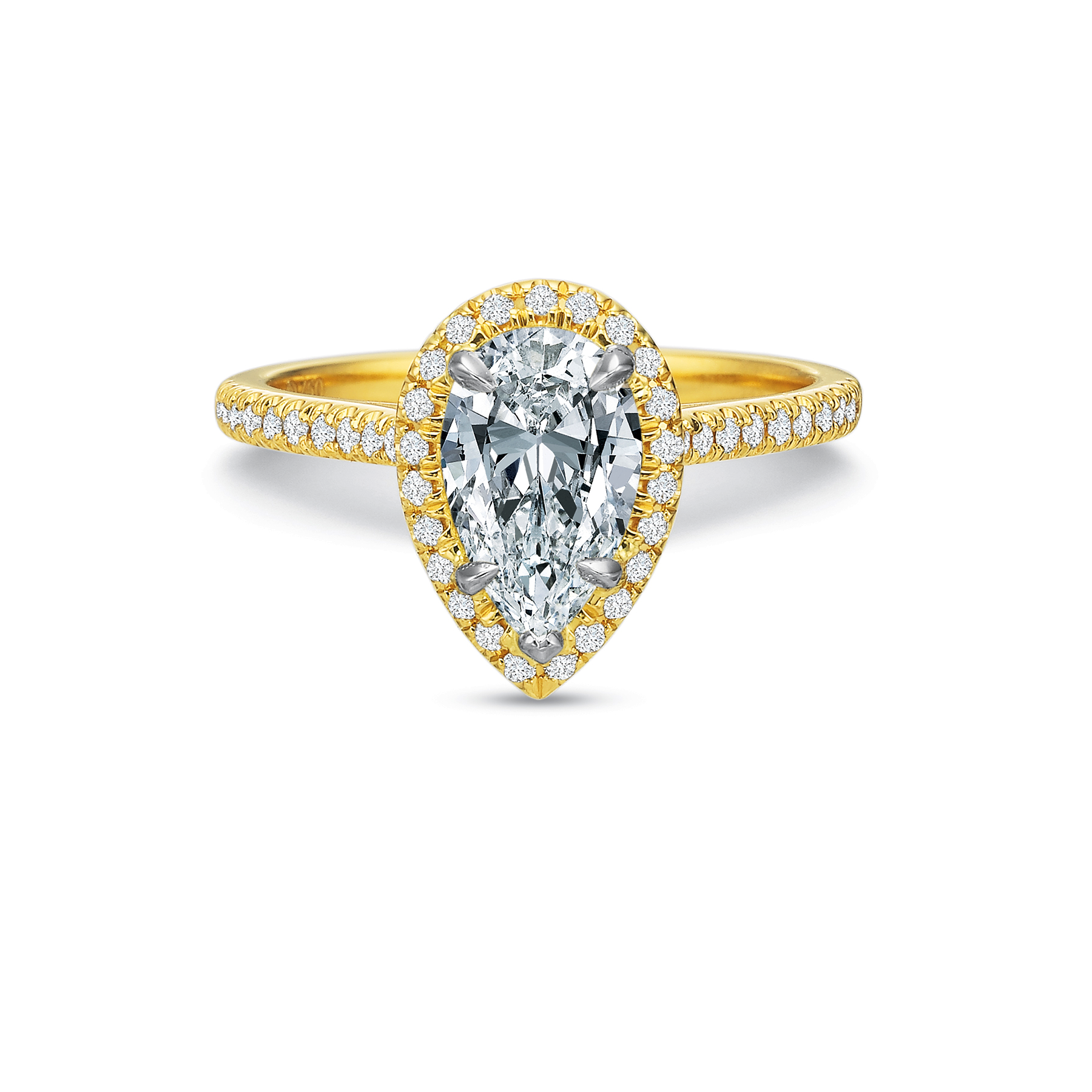 Oval Double Halo Engagement Ring Setting
