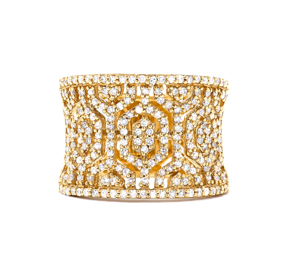 Citrine Diamond Ring