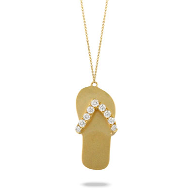 images yellow gold diamond sandal pendant