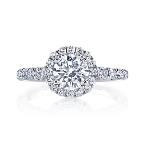 images Ever After Halo Engagement Ring Setting