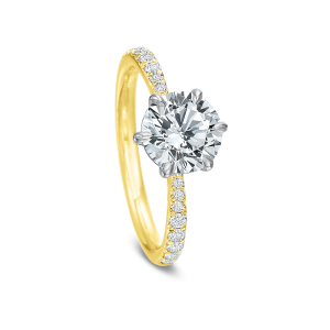 Desiree Diamond Six Prong Engagement Ring