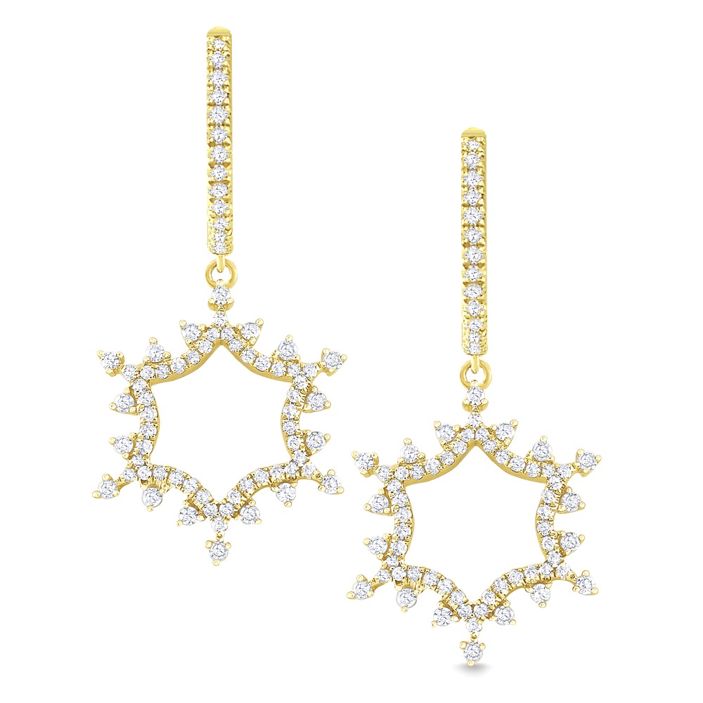 images Snowflake Earrings