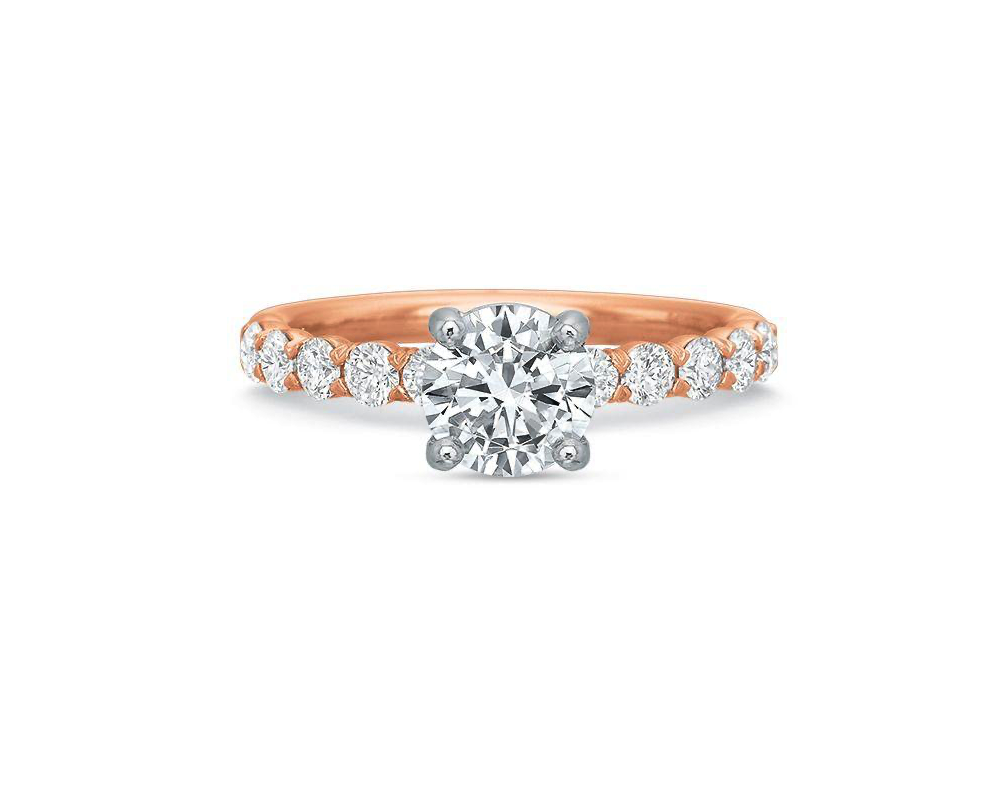 Vanessa Pave Engagement Ring Setting