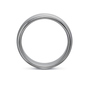 8mm Men's Domed Wedding Band