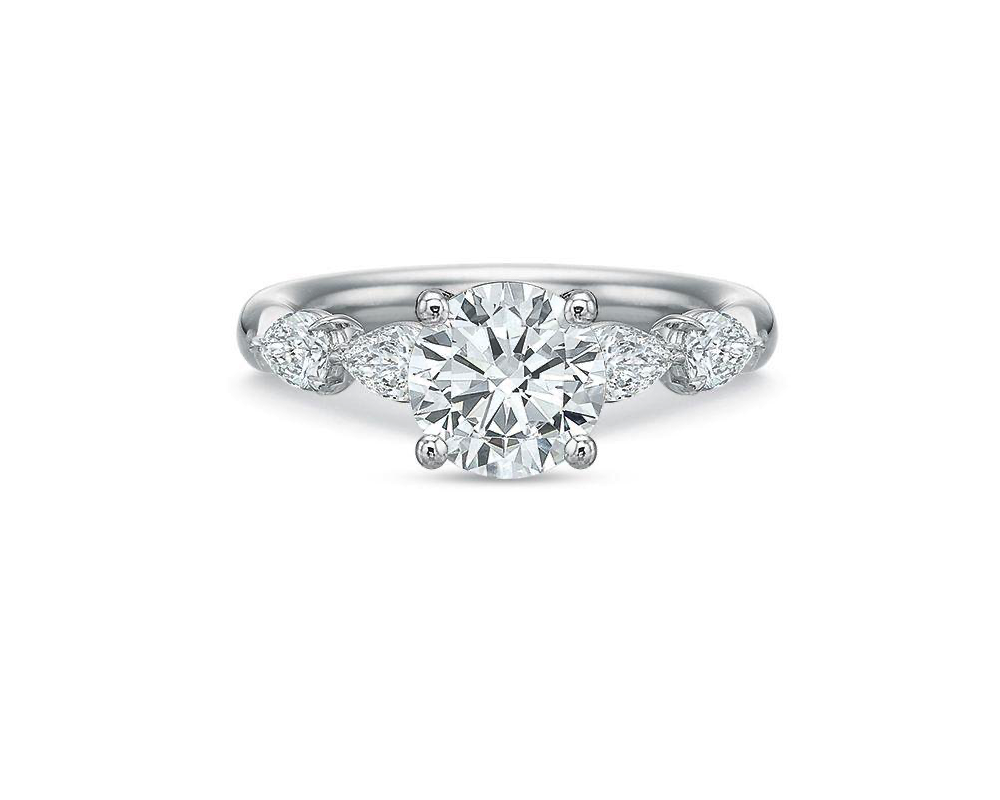 Ariana Double Cushion Halo Engagement Ring