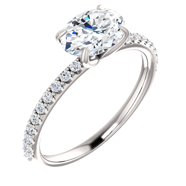 images Oval Diamond Engagement Ring Setting