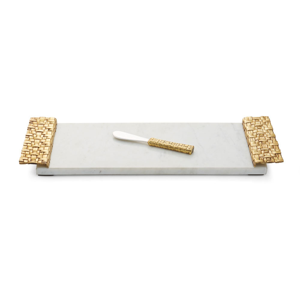 images Palm Cheese Board w/ Spreader