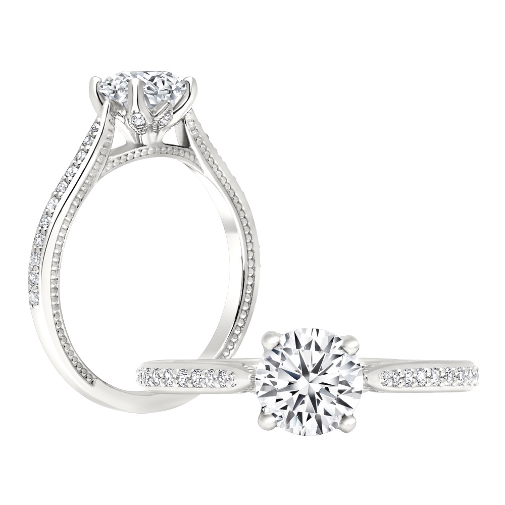 Eva Sapphire Engagement Ring Setting