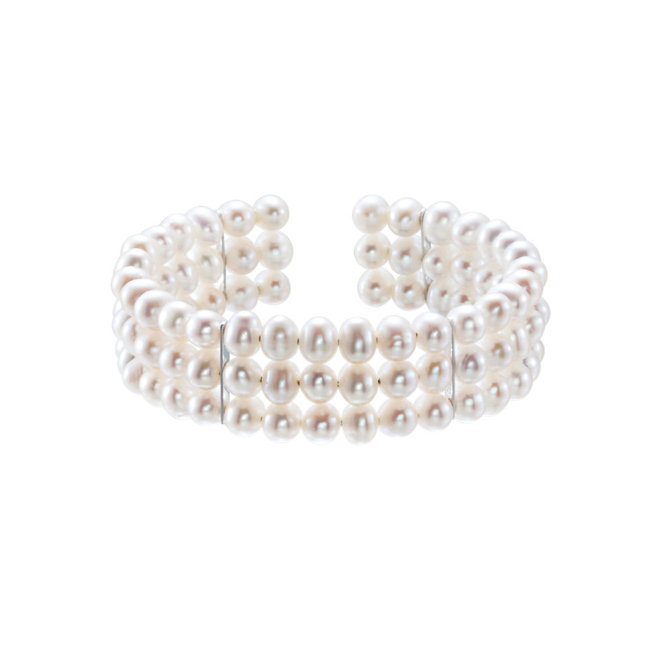 Cable Toggle Bracelet with Heart