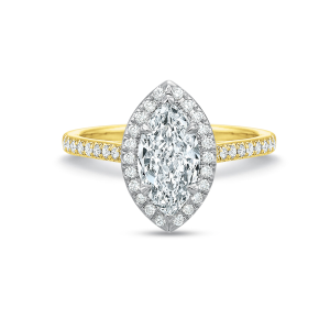 Marquise Olivia Halo Engagement Ring
