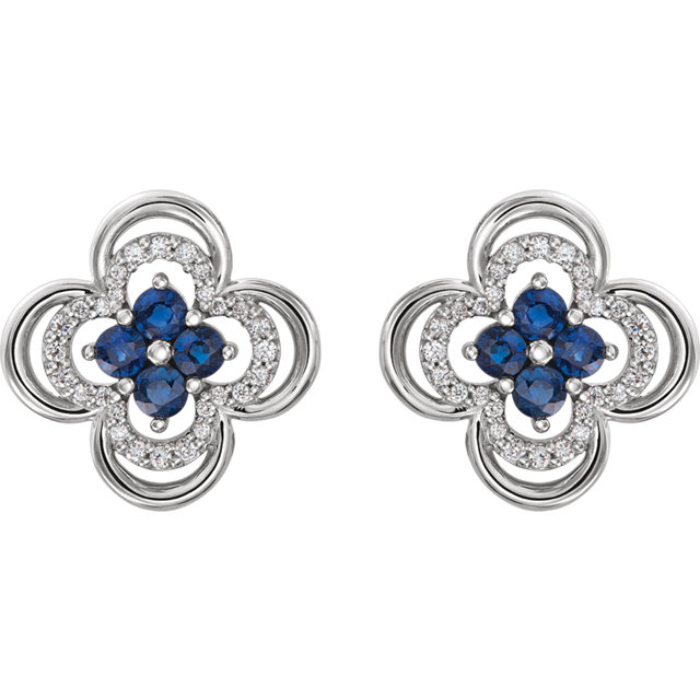 Pierced Style Rose Gold Earrings
