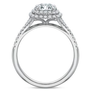The Jasmine Halo Engagement Ring