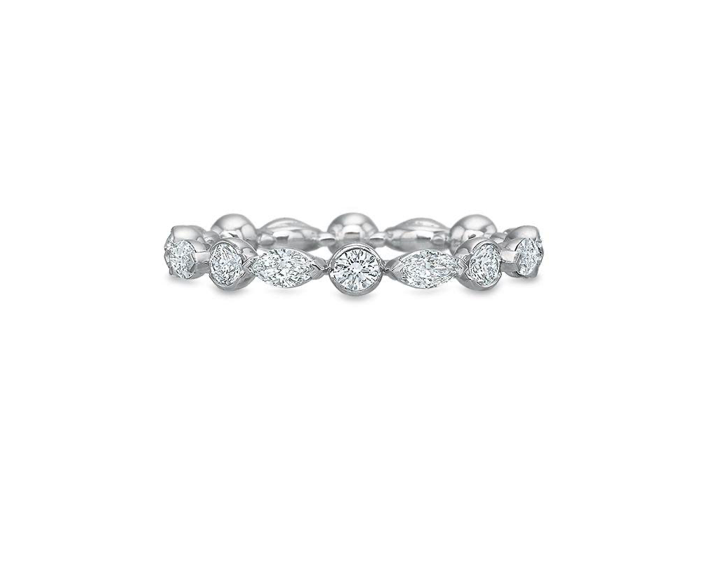 White Gold Men's Wedding Band