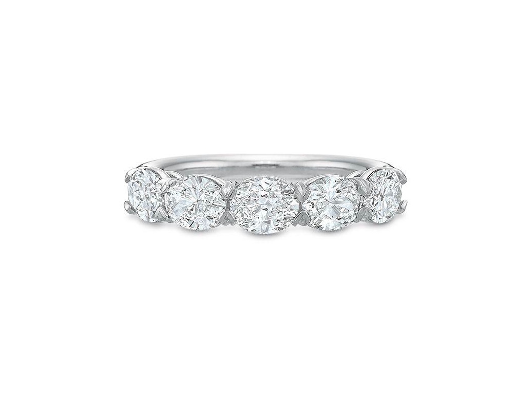 Pear Shape Diamond Eternity Band
