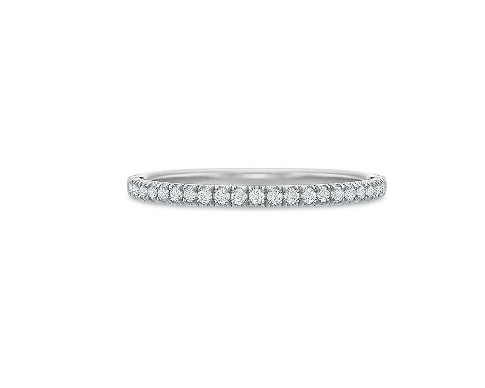 18kt White Gold Diamond Band