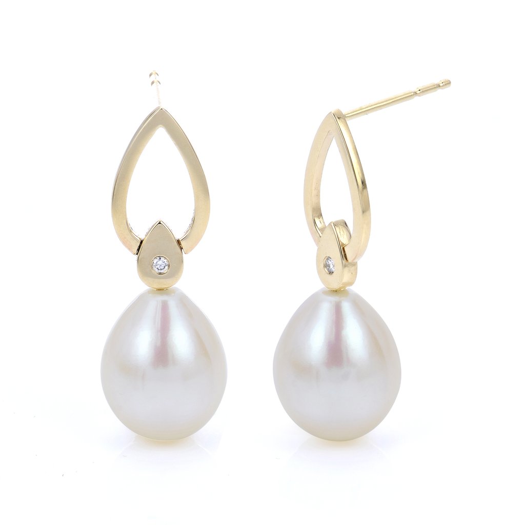 Tahitian Diamond Earrings