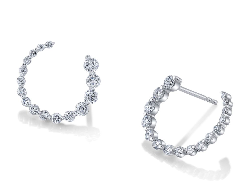 Round Diamond Earrings