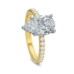 Desiree Pear Shape Diamond Engagement Ring