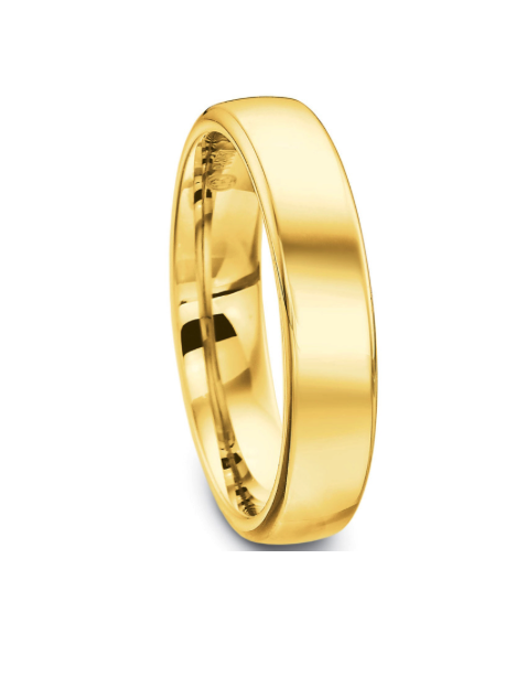 2mm Yellow Gold Precision Fit Men's Wedding Band