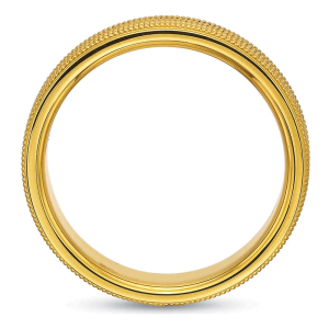 Men's Milgrain Wedding Band