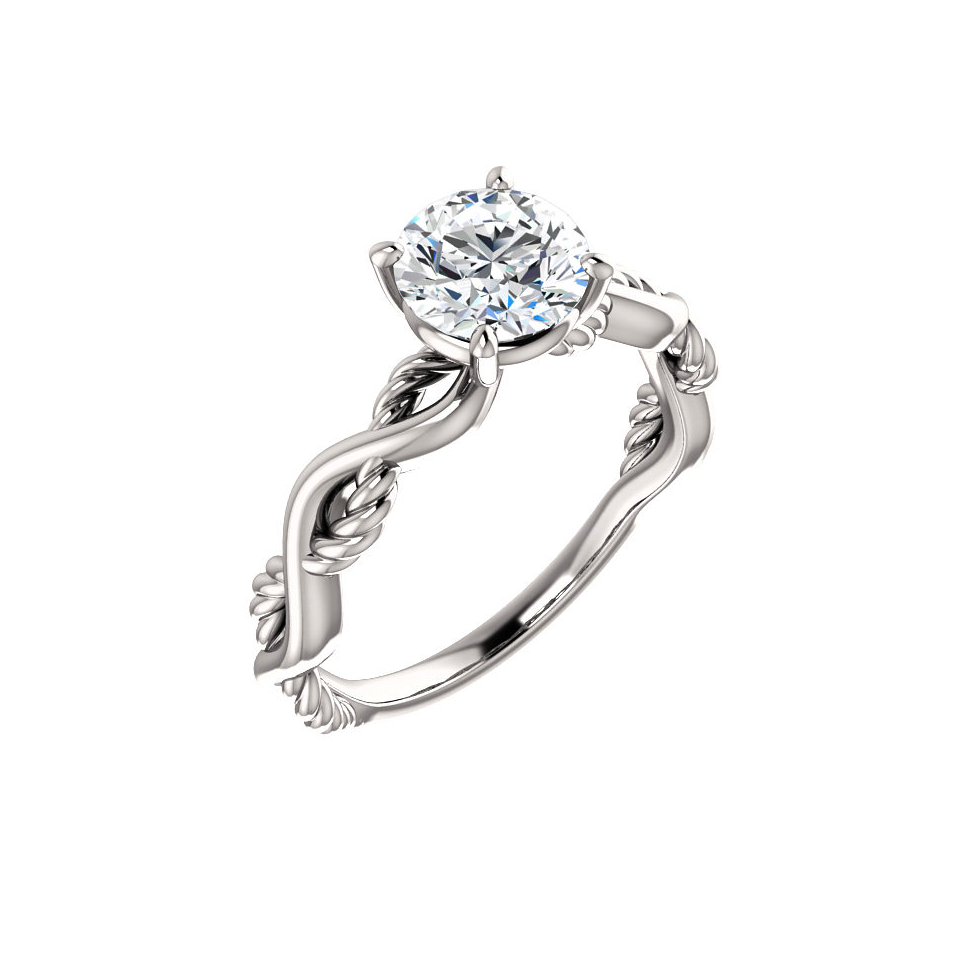 Diamond Accent Solitaire Ring