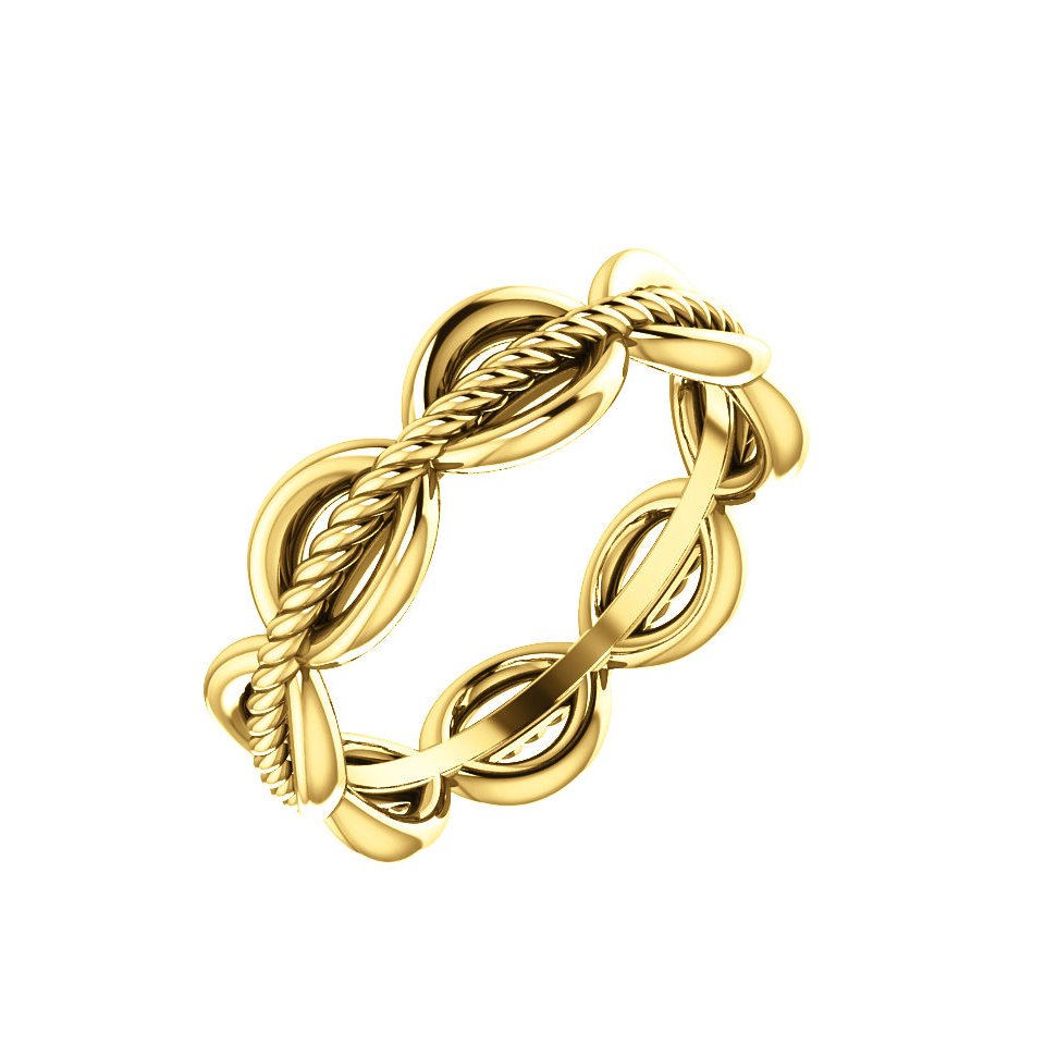 images Twist rope infinity band