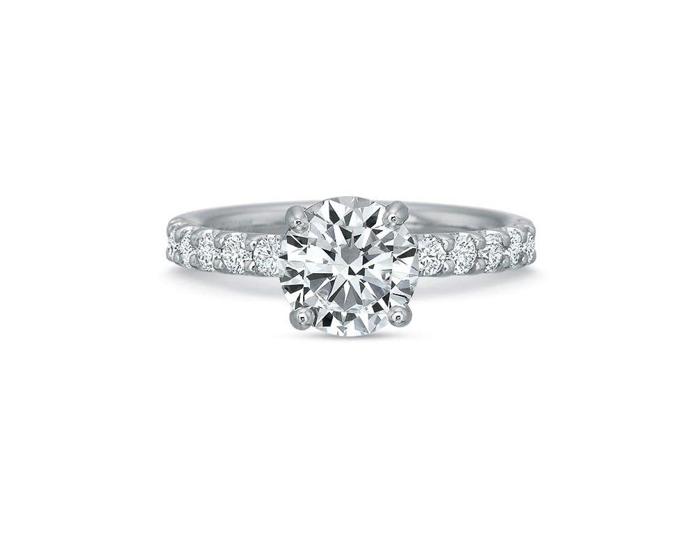Riviera Cushion Cut Engagement Ring