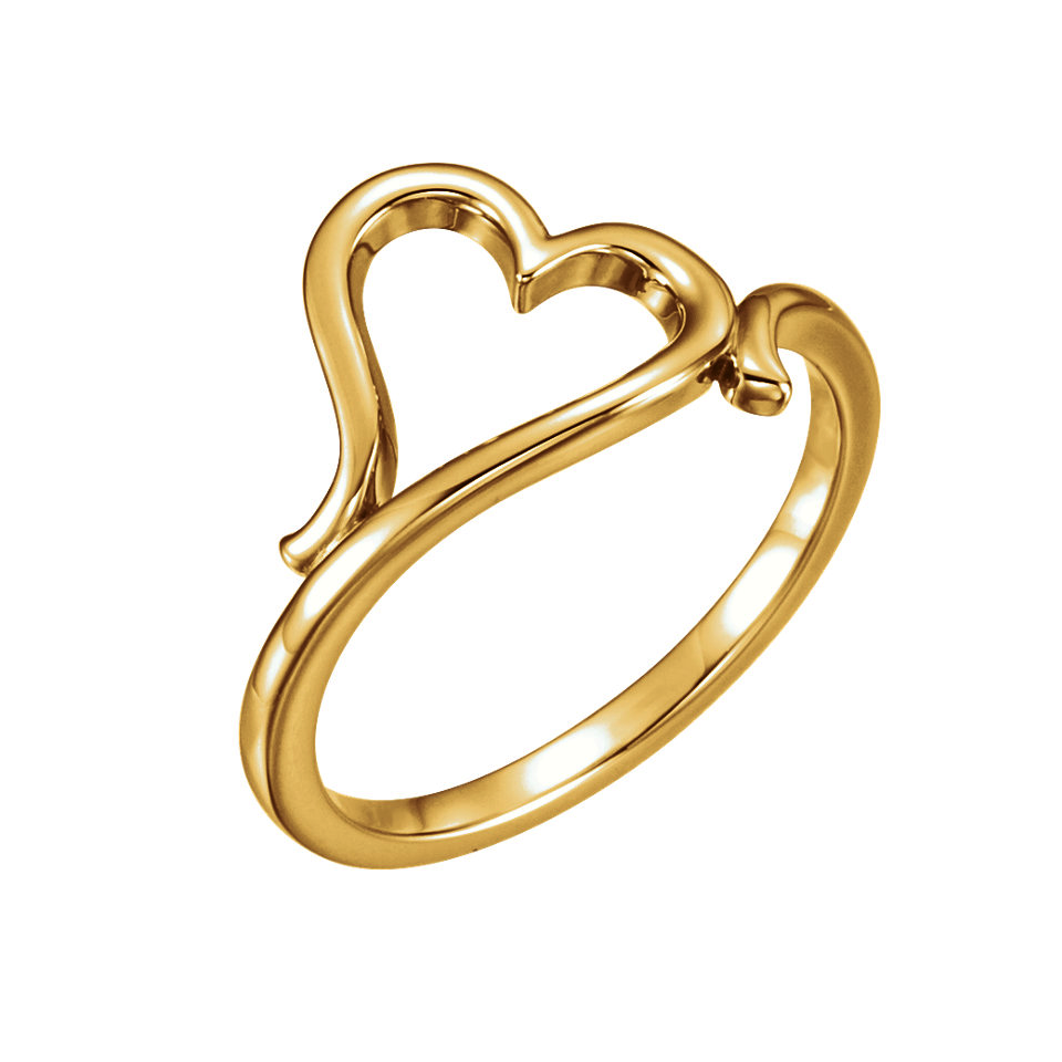 Three stone family heart pendant