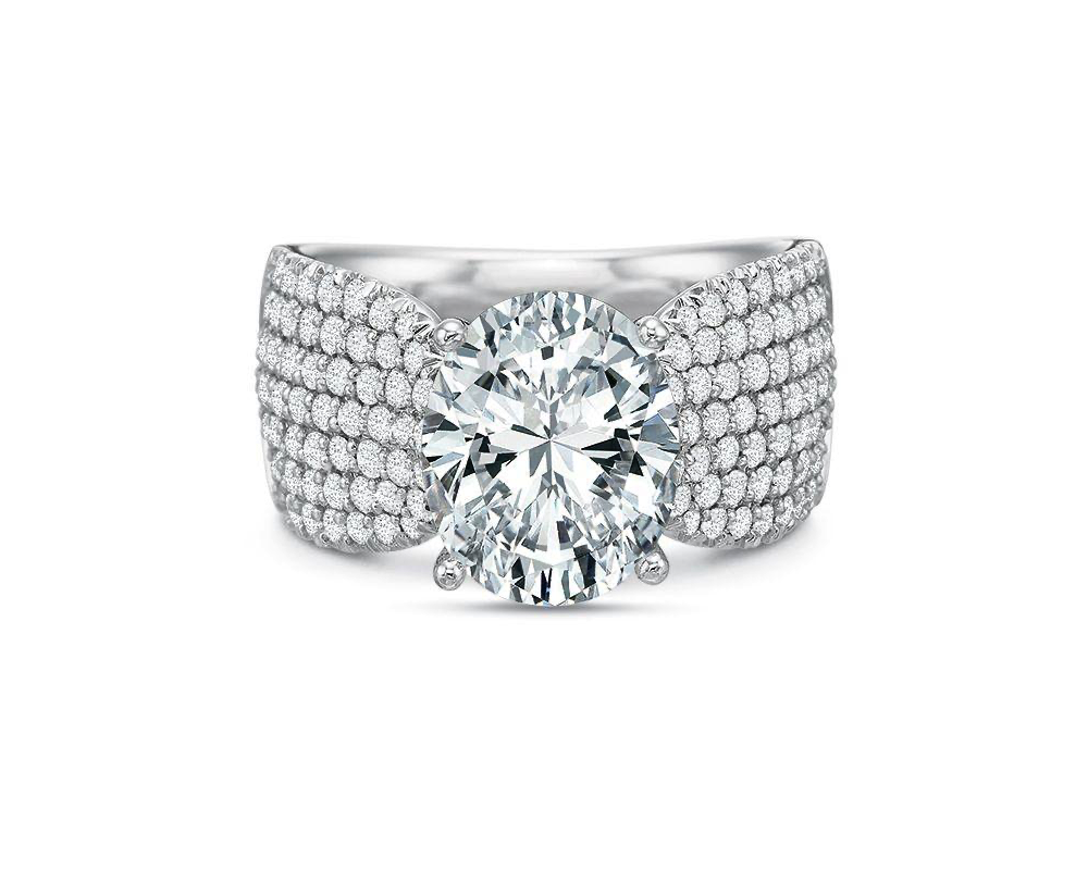 Chantelle Triple Band Engagement Ring