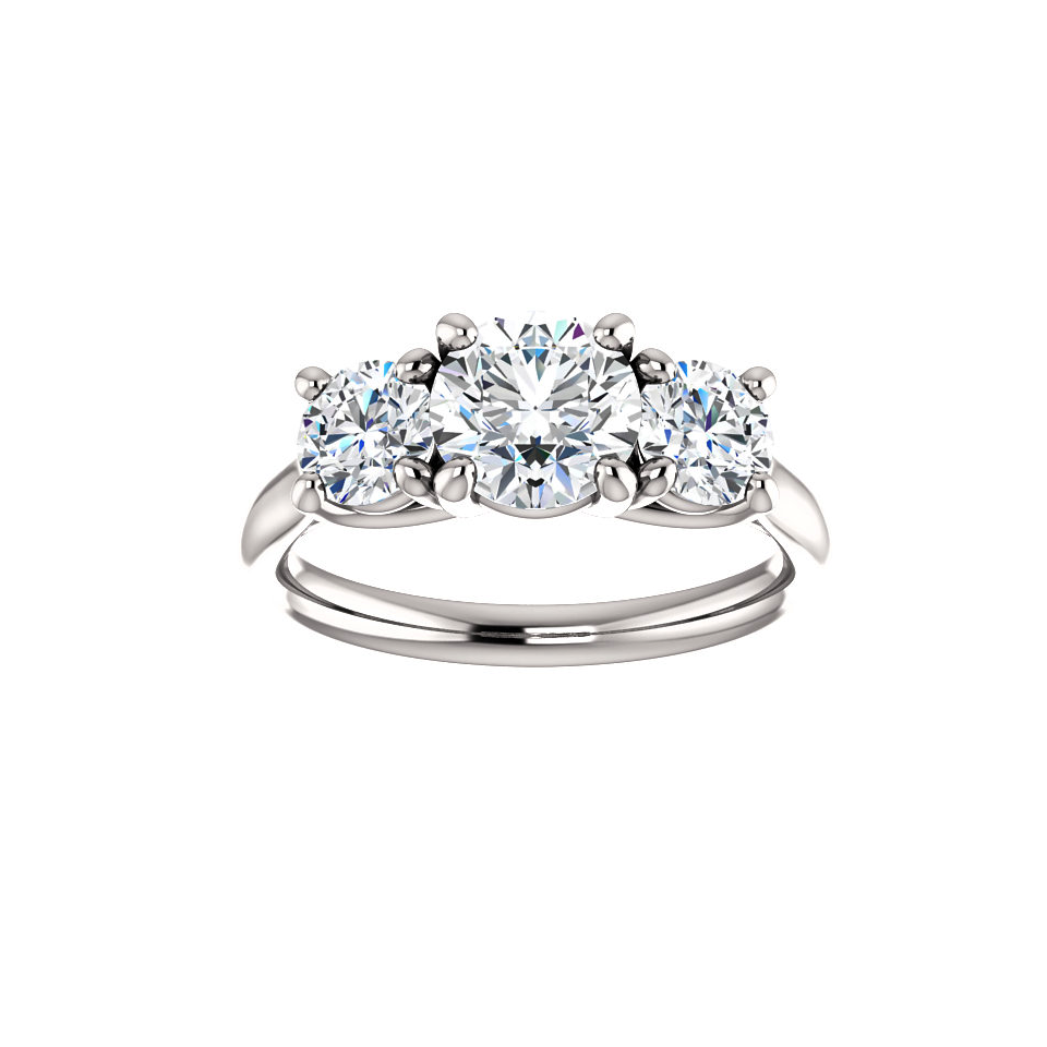 Oval Diamond Solitaire Engagement Ring Setting