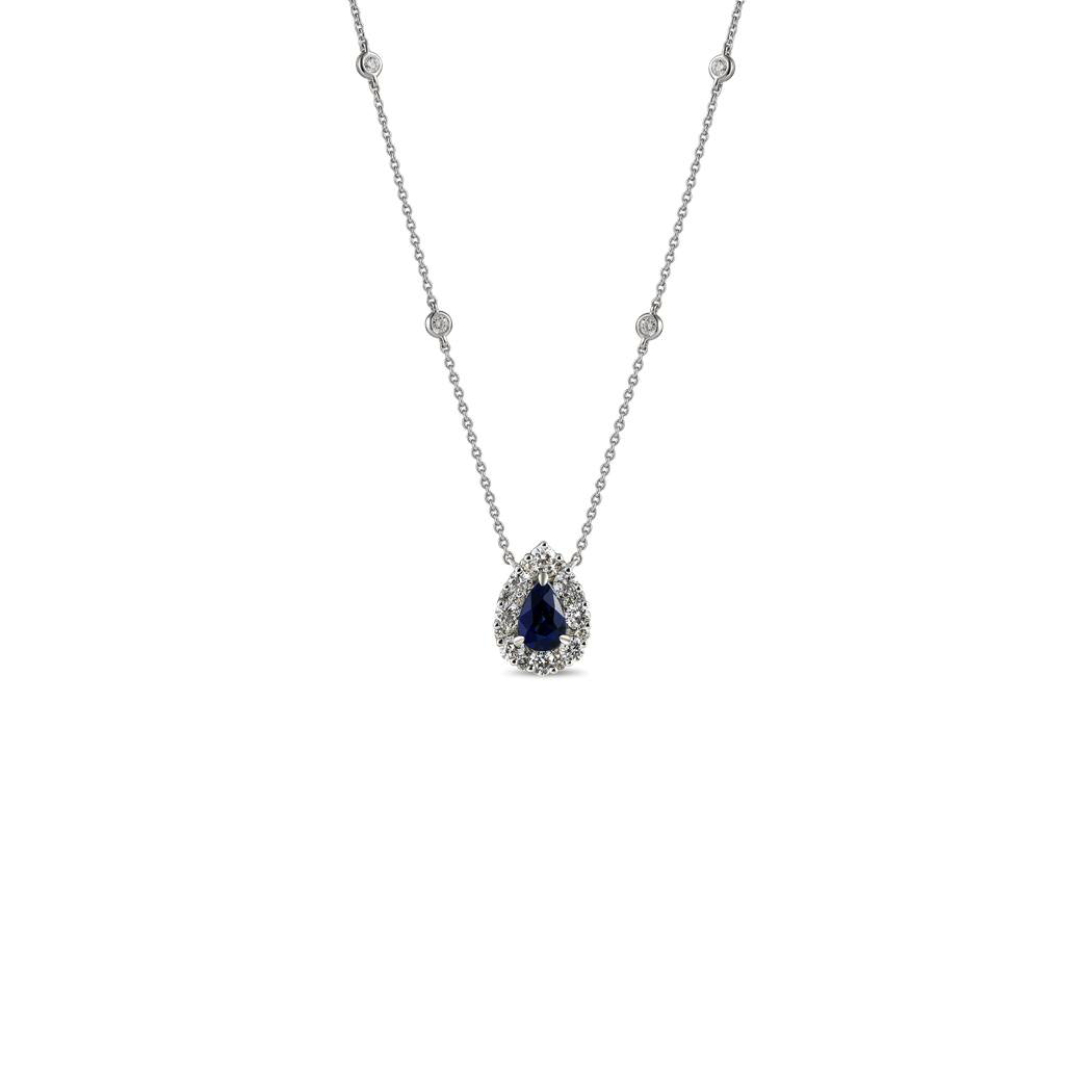 images Sapphire Diamond Necklace