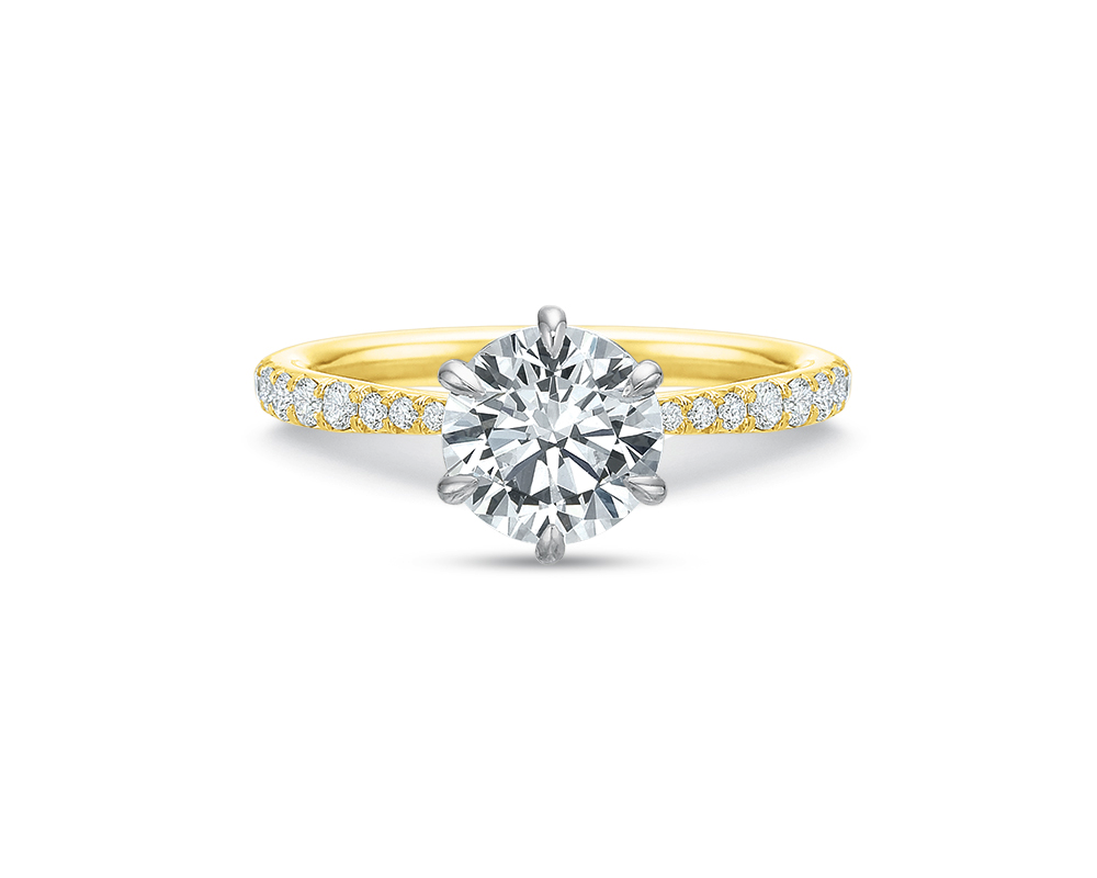 Olivia Cushion Halo Engagement Ring Setting