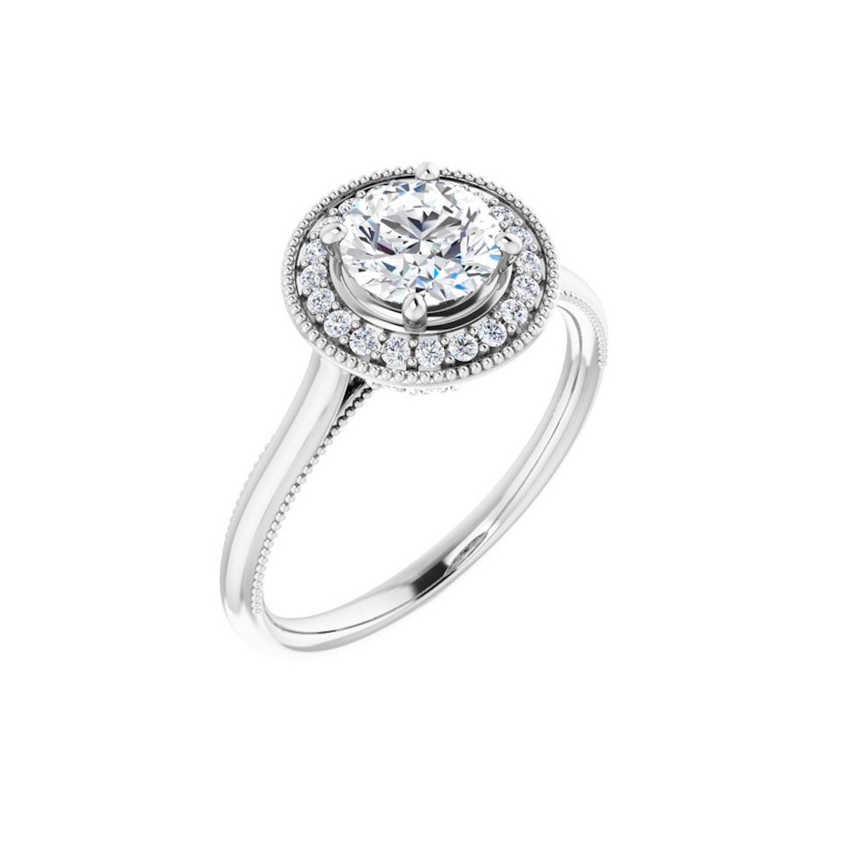Victoria Halo Engagement Ring Setting