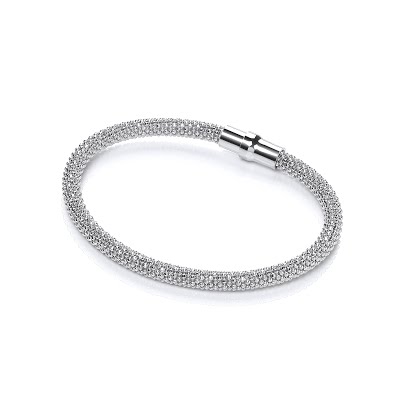 images Sterling Caviar Bracelet White