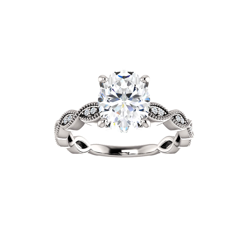 Diamond bar stud earrings
