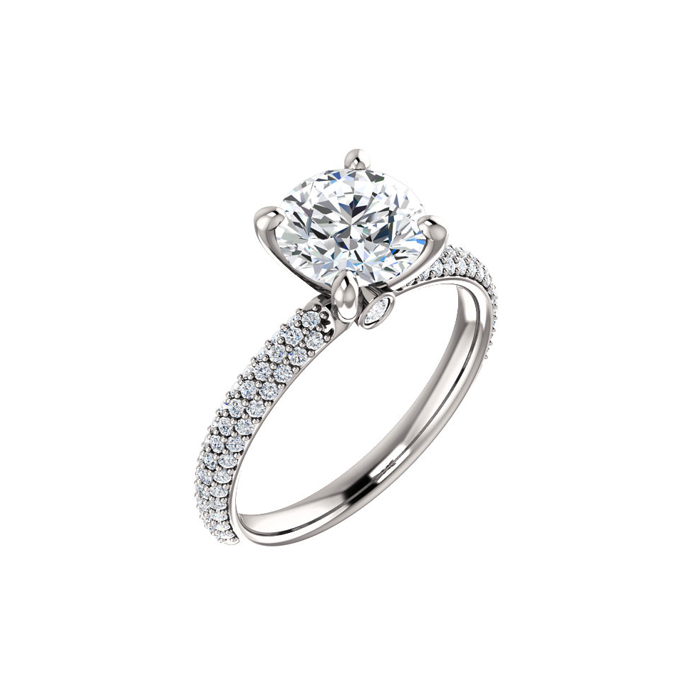 Black Diamond Panther Ring
