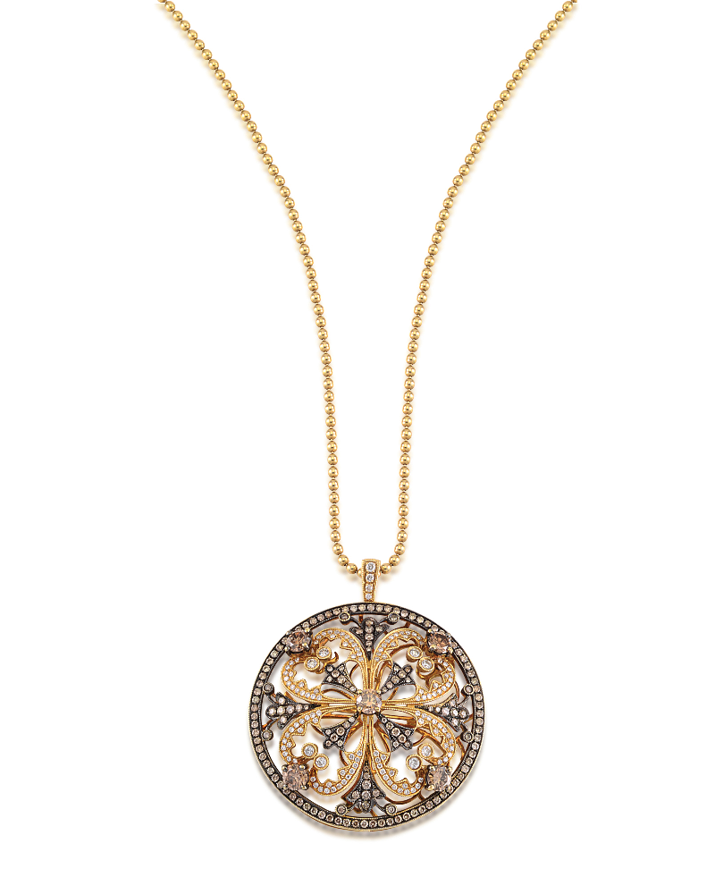 images Champagne Diamond Necklace