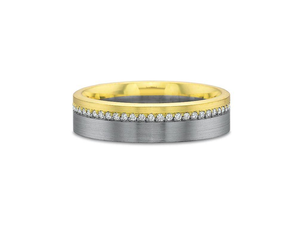 Men's Hudson Diamond Wedding Band
