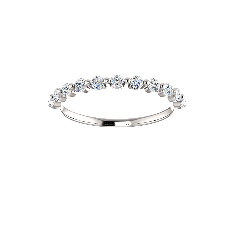 Rose Gold Diamond Wedding Band