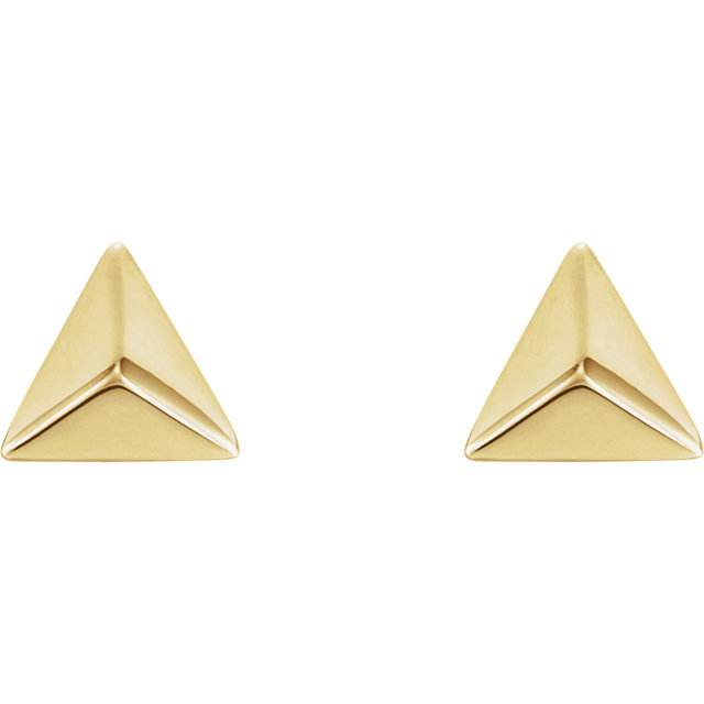 14kt rose gold Diamond Star Earrings