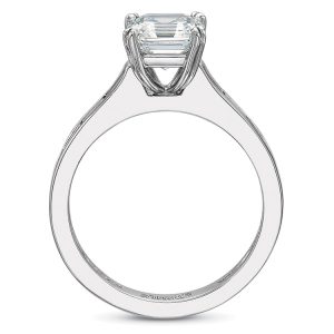 Asscher Diamond Engagement Ring Setting