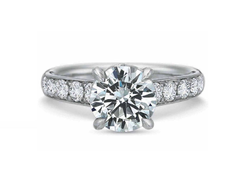 Cushion Yellow Diamond Engagement Ring