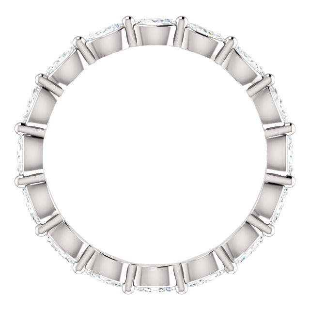 Marquise diamond eternity band